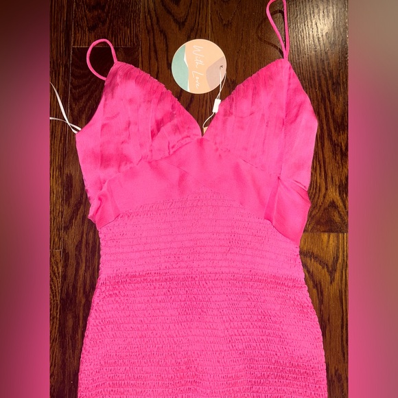 New with tags never worn! Sage + Paige Pink Mini Dress - Picture 2 of 7